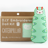 Embroidery Kit - Caterpillar Stuffy
