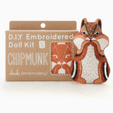 Embroidery Kit - Chipmunk Stuffy