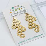Large Honeycomb Earrings