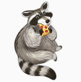 Die Cut Bookmark - Raccoon