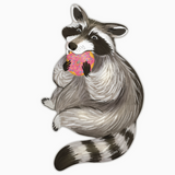Die Cut Bookmark - Raccoon