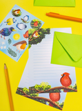 Letter Writing Set - Colorful Birds