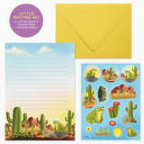 Letter Writing Set - Frog Desert Sunrise