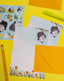 Letter Writing Set - Hanging Opossum Garden