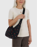 BAGGU Medium Crescent Bag - Painted Wildflowers