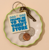 Vinyl Keychain - Follow Me To The Thrift Store