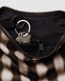 BAGGU Small Crescent Bag - Blurred Brown Gingham