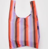 BAGGU Standard Tote - Gradient Stripe Lilac + Poppy