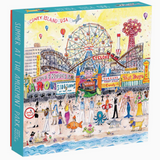 Michael Storrings Summer at the Amusement Park 500 Piece Jigsaw Puzzle