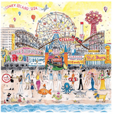 Michael Storrings Summer at the Amusement Park 500 Piece Jigsaw Puzzle