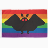Mothman Rainbow Pride Flag