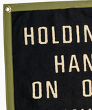 Holding Hands On Our Way to Hell Camp Flag