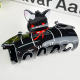 Hair Claw - Black Bat