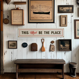 This Must Be The Place Felt Banner Sign