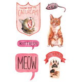 The Cat's Meow Sticker Book: 100+ Stickers of Fluffy, Feisty, and Fabulous Felines