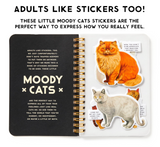 Brass Monkey Moody Cats Sticker Book