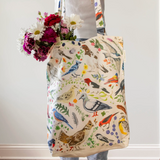 Feathered Friends Birds Tote Bag