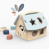 Wooden House Shapes Sorter Toy