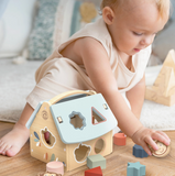 Wooden House Shapes Sorter Toy