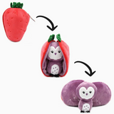 Violet The Owl Inside A Strawberry Stuffed Toy
