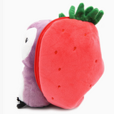 Violet The Owl Inside A Strawberry Stuffed Toy