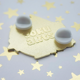 Whimsical Frog Wizard Enamel Pin