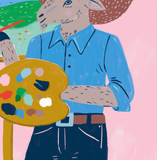Baaaaaa Ross Art Print