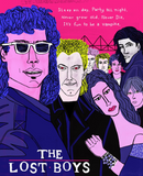 Lost Boys Movie Poster Art Print