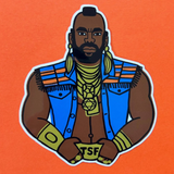 Mr T Sticker