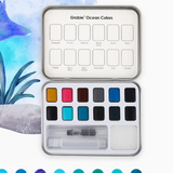 Watercolor Paint Set - Ocean Colors