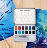 Watercolor Paint Set - Ocean Colors