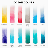 Watercolor Paint Set - Ocean Colors