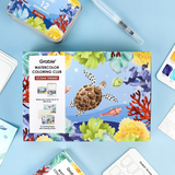 Watercolor Club Ocean Paints + Book Set