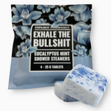 Exhale the Bullshit Shower Steamers