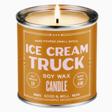 1/2 Pint Ice Cream Truck Candle