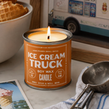 1/2 Pint Ice Cream Truck Candle