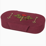 Briar Rose Embroidered Jewelry Box