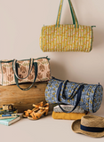 Wildgrove Block Print Weekender Bag