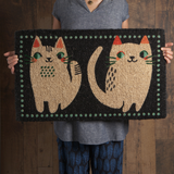 Meow Meow Coir Doormat