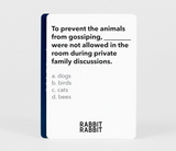 Rabbit Rabbit: A Game of Superstitions