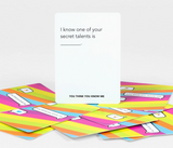 You Think You Know Me Card Game
