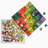 Bodleian Libraries: Rainbow Bookshelves 1000 Piece Puzzle