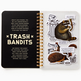 Brass Monkey Trash Bandits Sticker Book