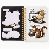 Brass Monkey Trash Bandits Sticker Book