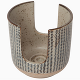 Stoneware Sponge Holder - Element Herringbone
