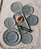 Stoneware Round Plate - Element Calendula