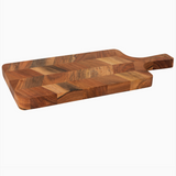 Acacia Chevron Serving Board