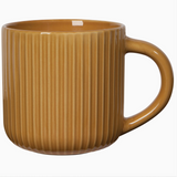Stoneware Mug - Fluted Saffron