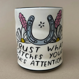 Cary Lane Cup - Large Trust What Catches Your Soul's Attention