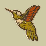 Hummingbird Enamel Pin